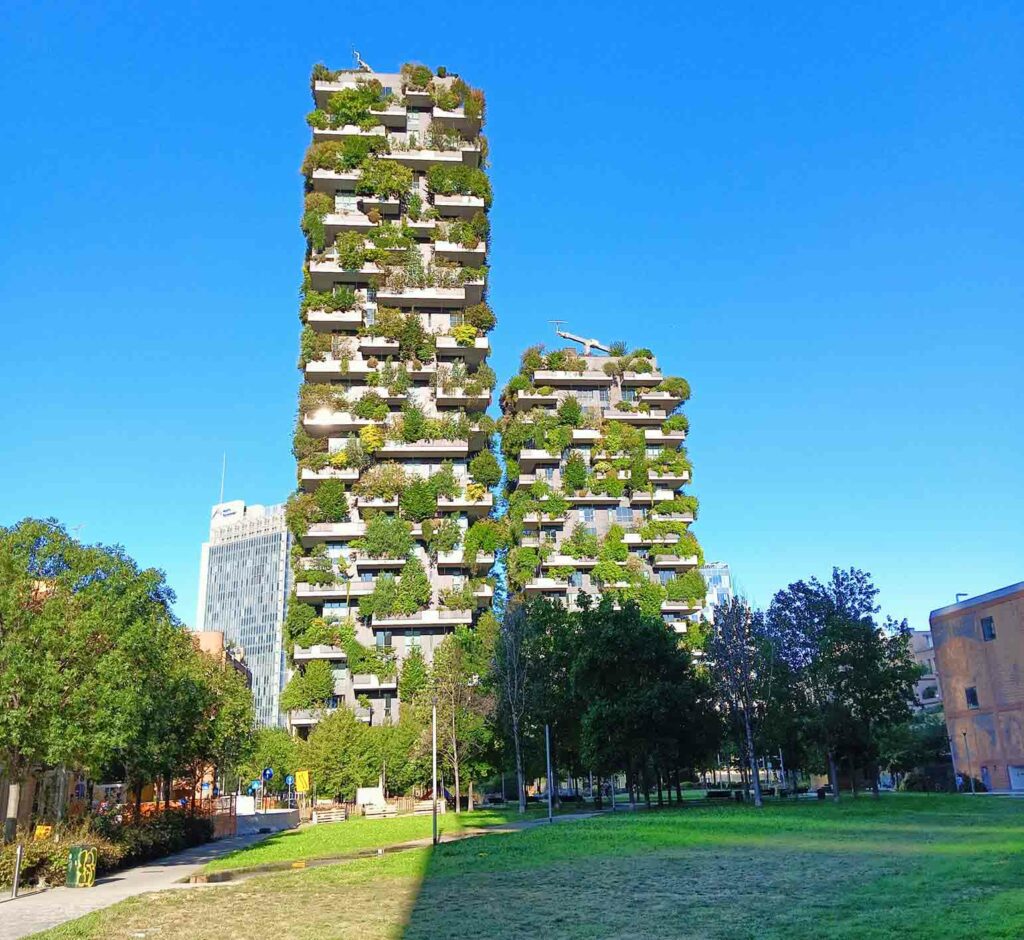 vertical garden , Bosco Verticale design