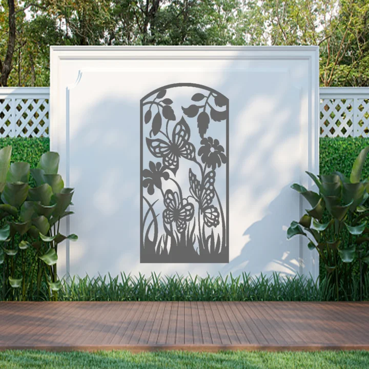 metal garden wall art